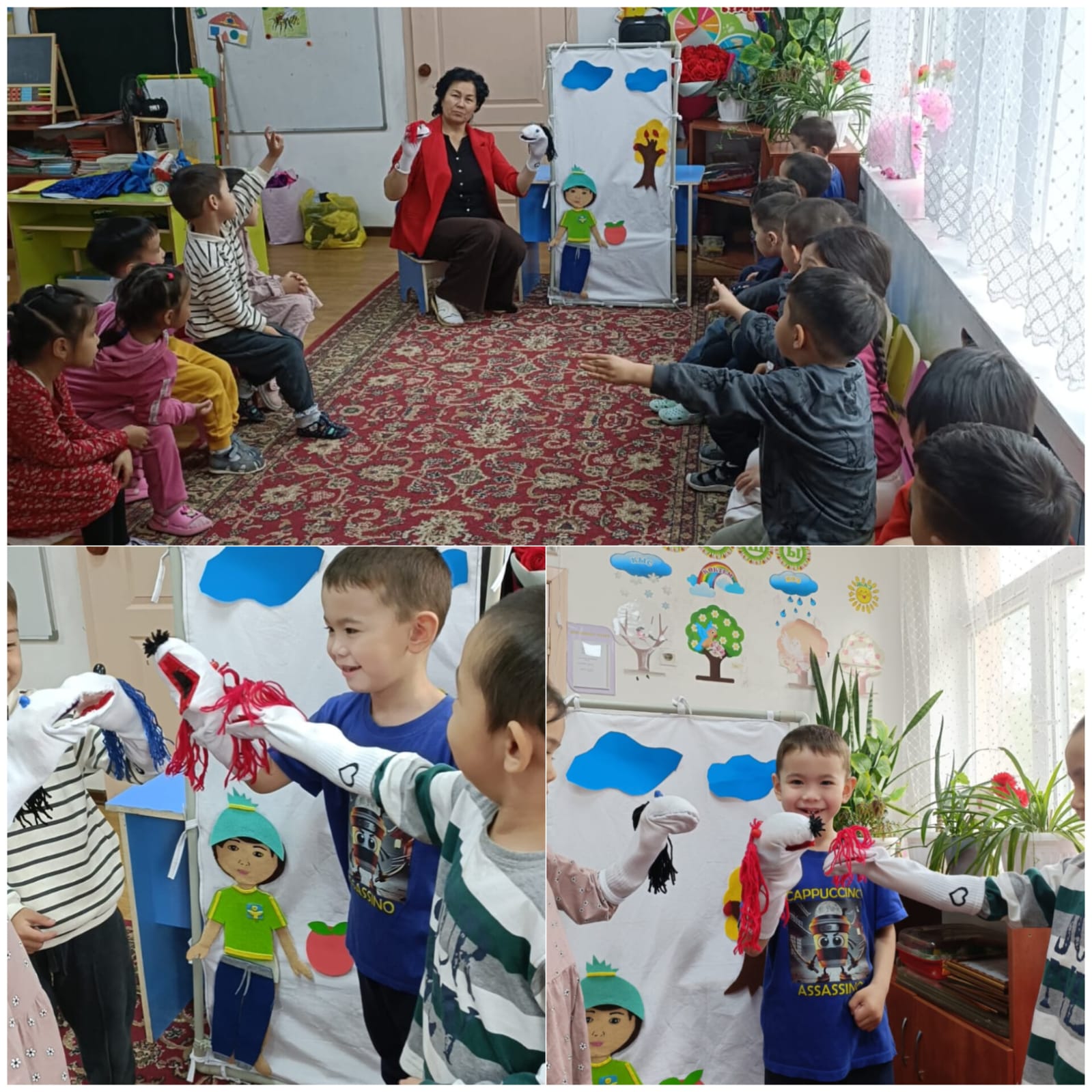 🎭 «Тыңдаймыз және ойнаймыз» сюжетті-рөлдік ойыны